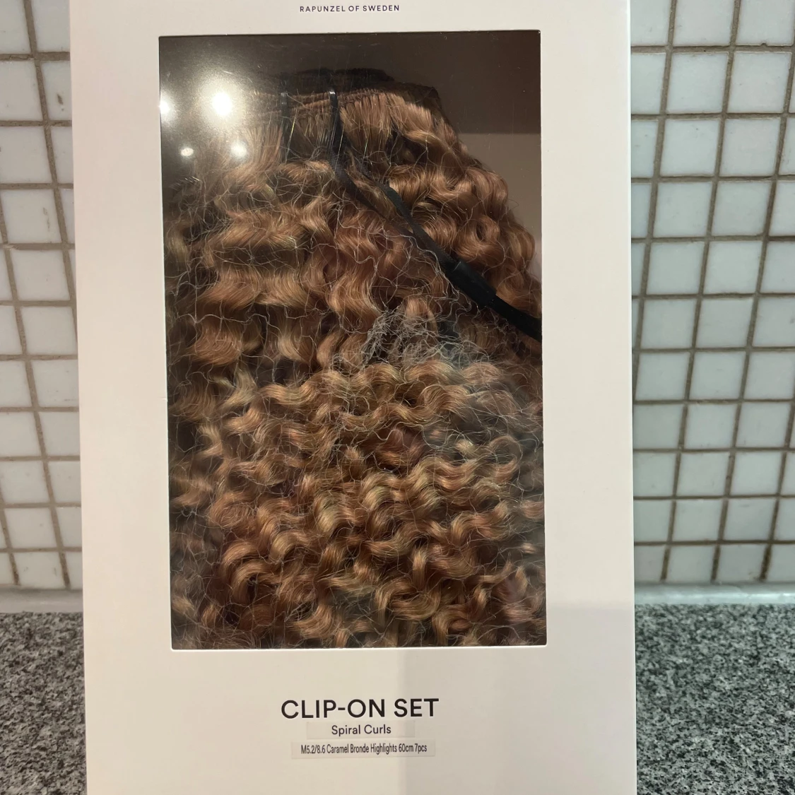 Rapunzel of Sweden spiral curls clip-on