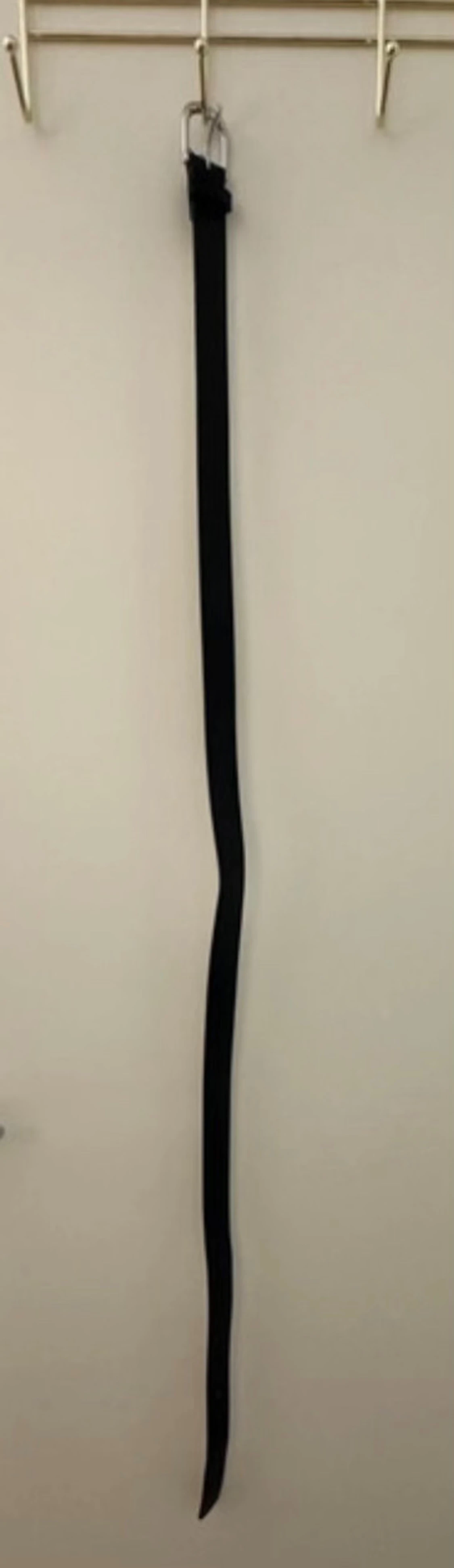 Svart skärp i skinn från H&M XL - 2