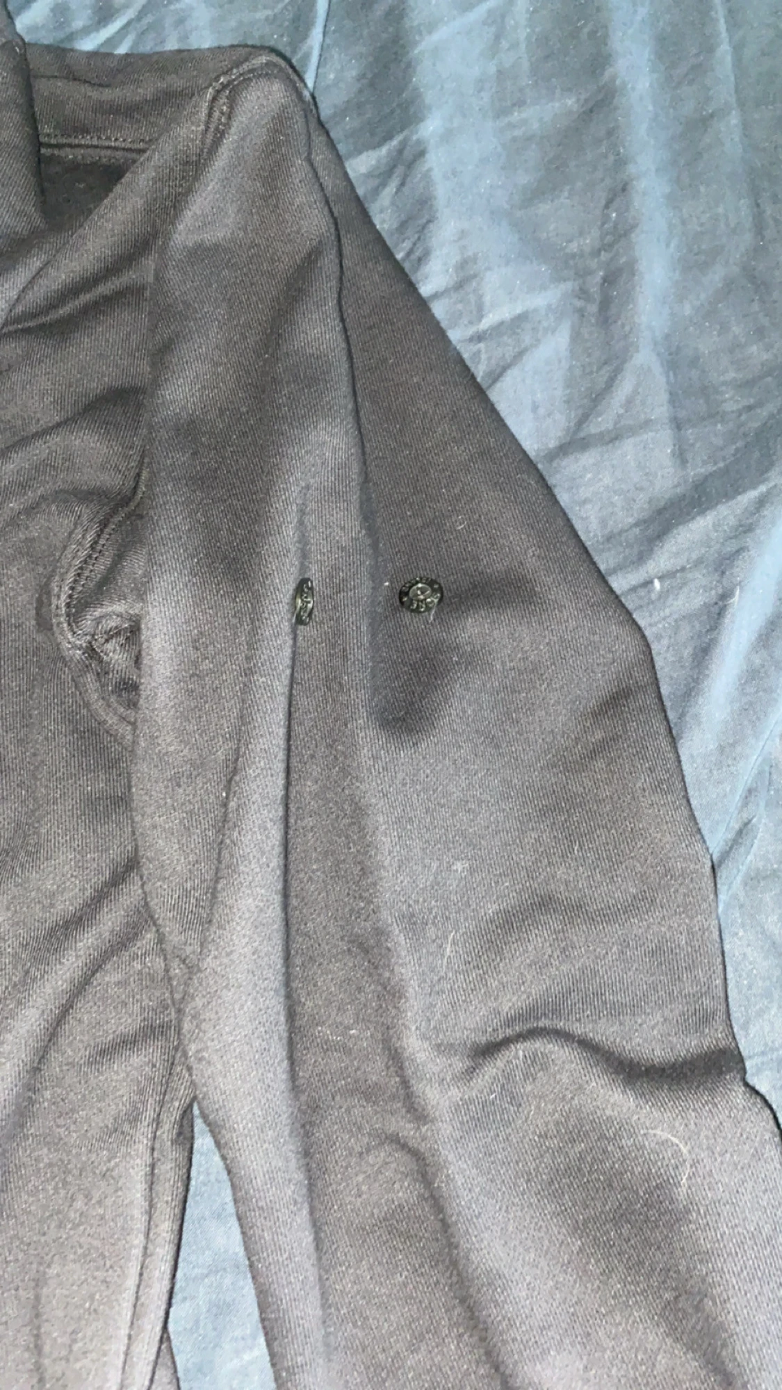 Svart hoodie från Stone Island M - 2