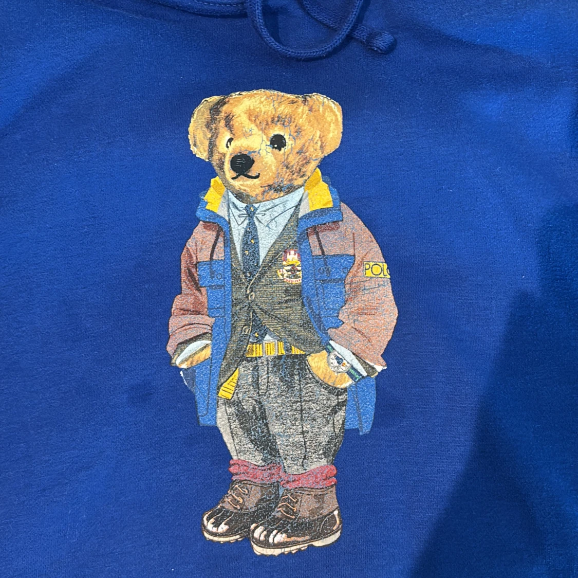 Blå Polo Bear hoodie från Ralph Lauren - 1