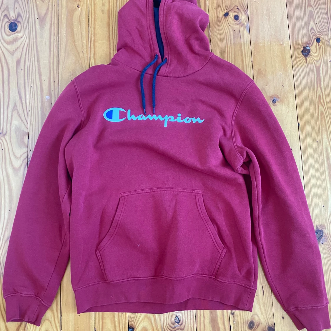 Champion hoodie röd