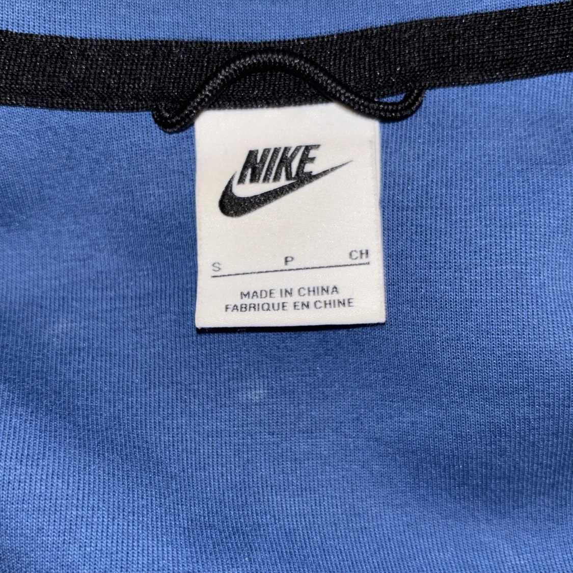 Blå hoodie från Nike med dragkedja - 3