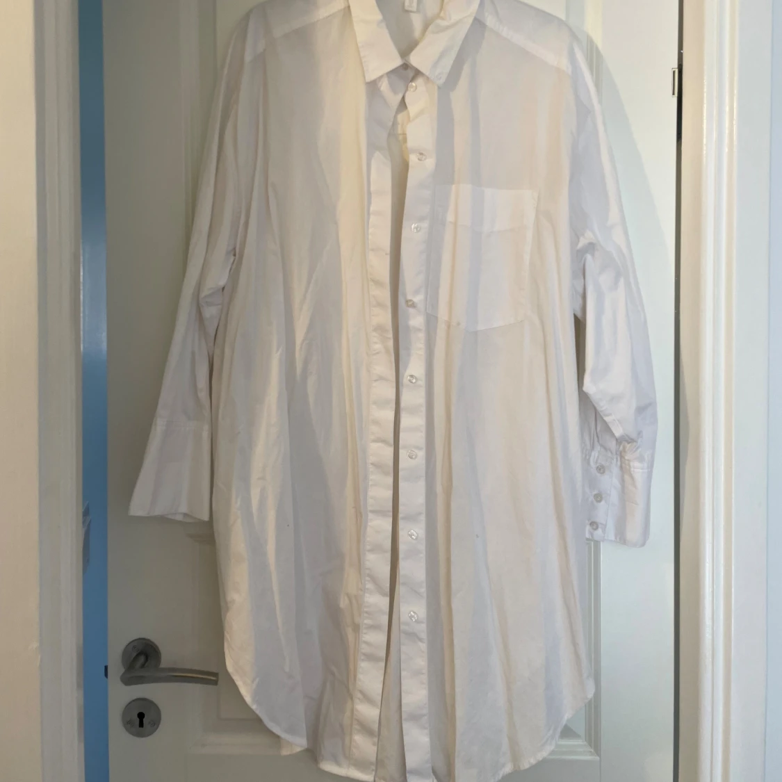 Vit oversized skjorta från H&M