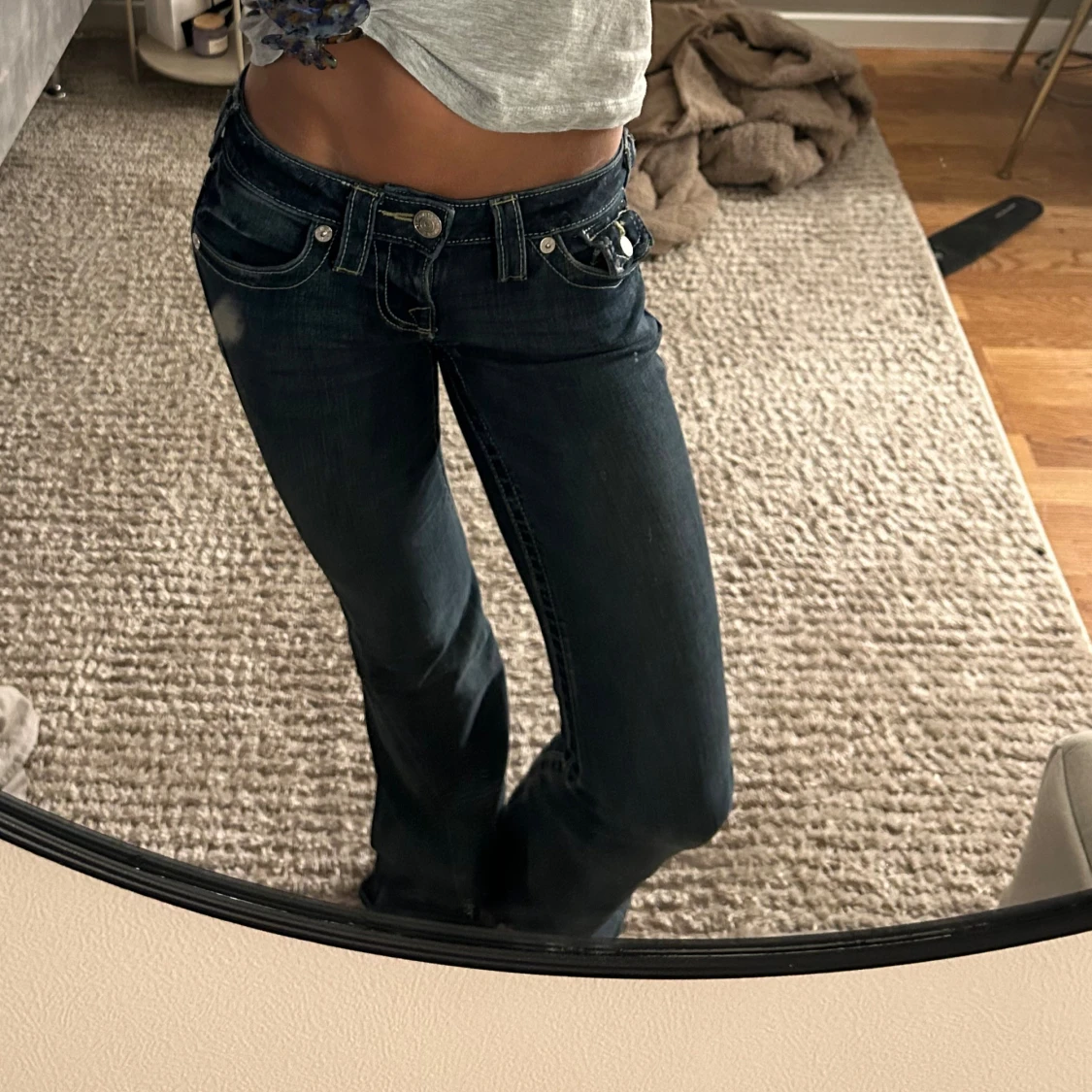 True Religion Joey lågmidjade jeans - 2