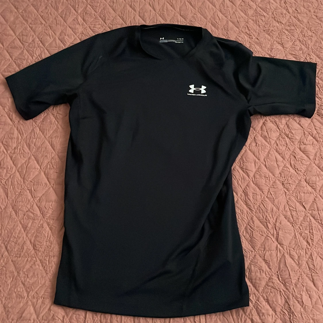 Svart kompressionst-shirt Under Armour