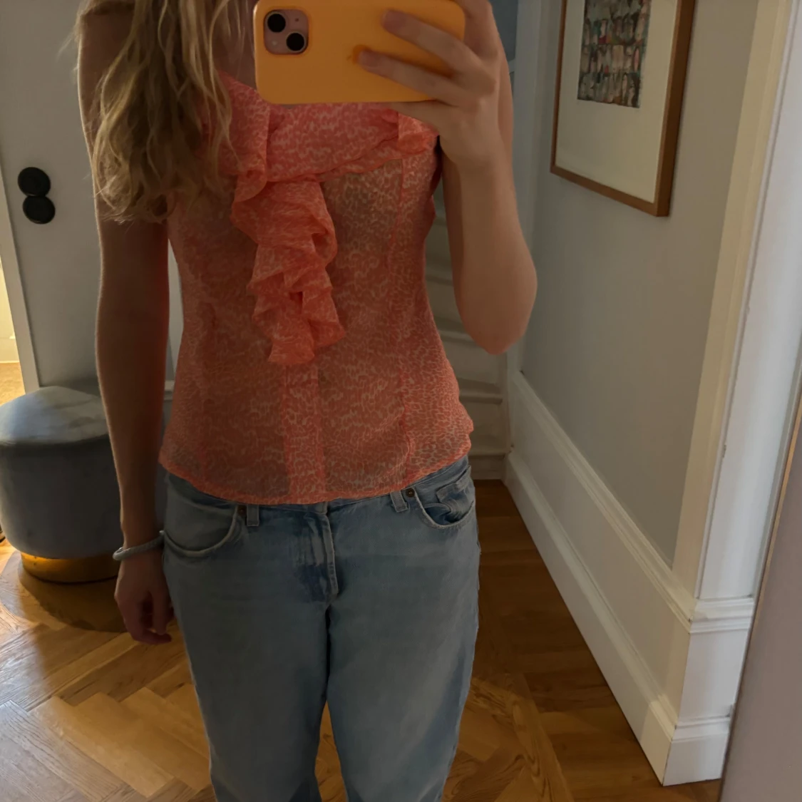 leopardmönstrad koralltopp - 2