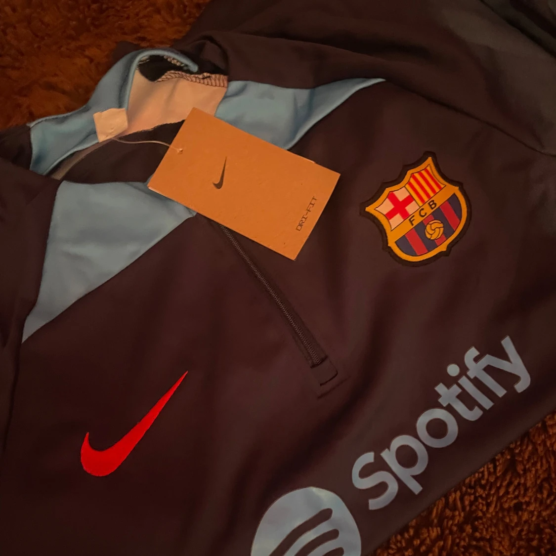 FC Barcelona Nike träningströja marinblå - 1