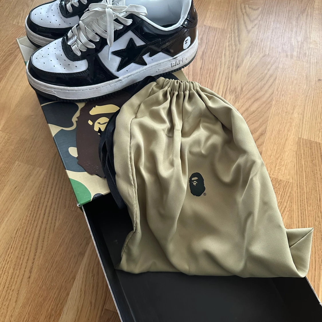 BAPE STA sneakers svart/vit