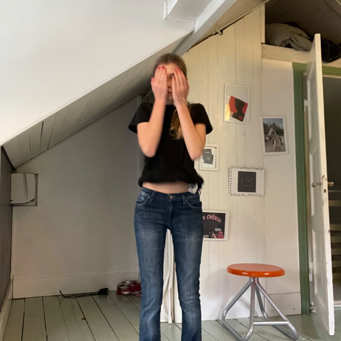 Mörkblå jeans från Lee - 1