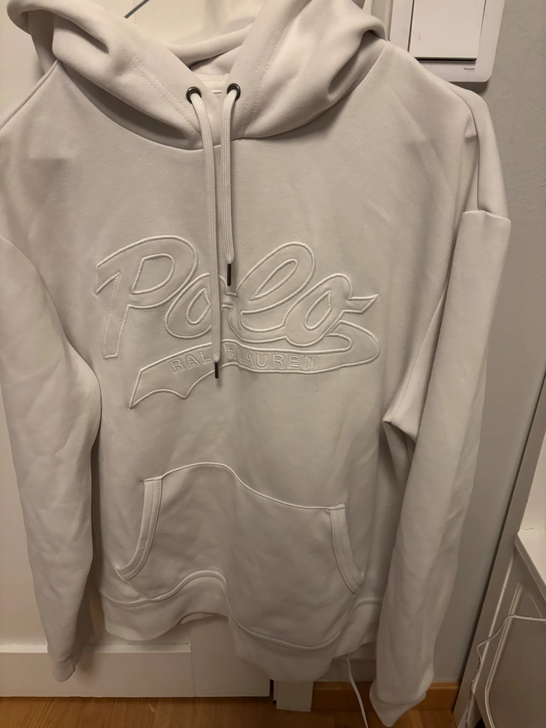 Vit hoodie från Polo Ralph Lauren