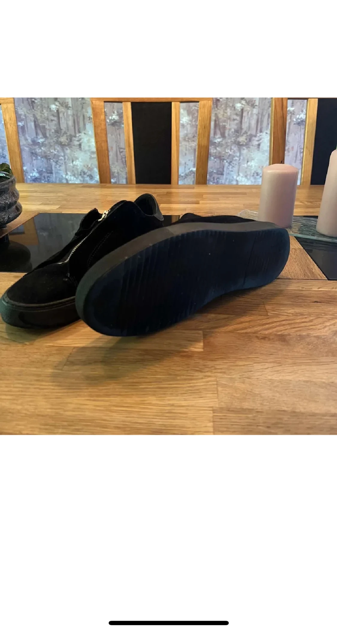 Svarta sneakers Axel Arigato mocka - 1