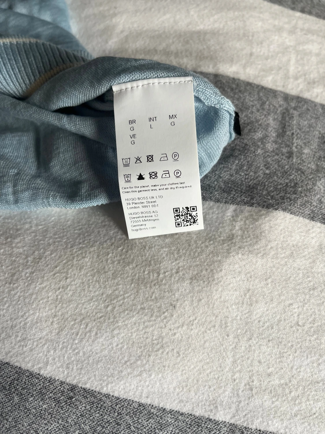 Ljusblå tröja från BOSS, storlek L - 3