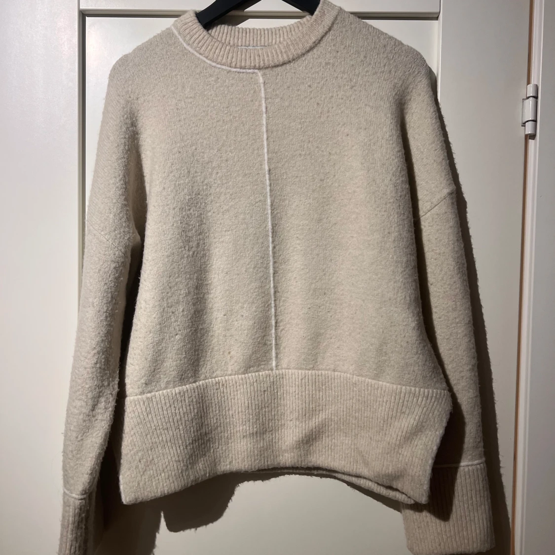 Beige stickad tröja ZARA - 2