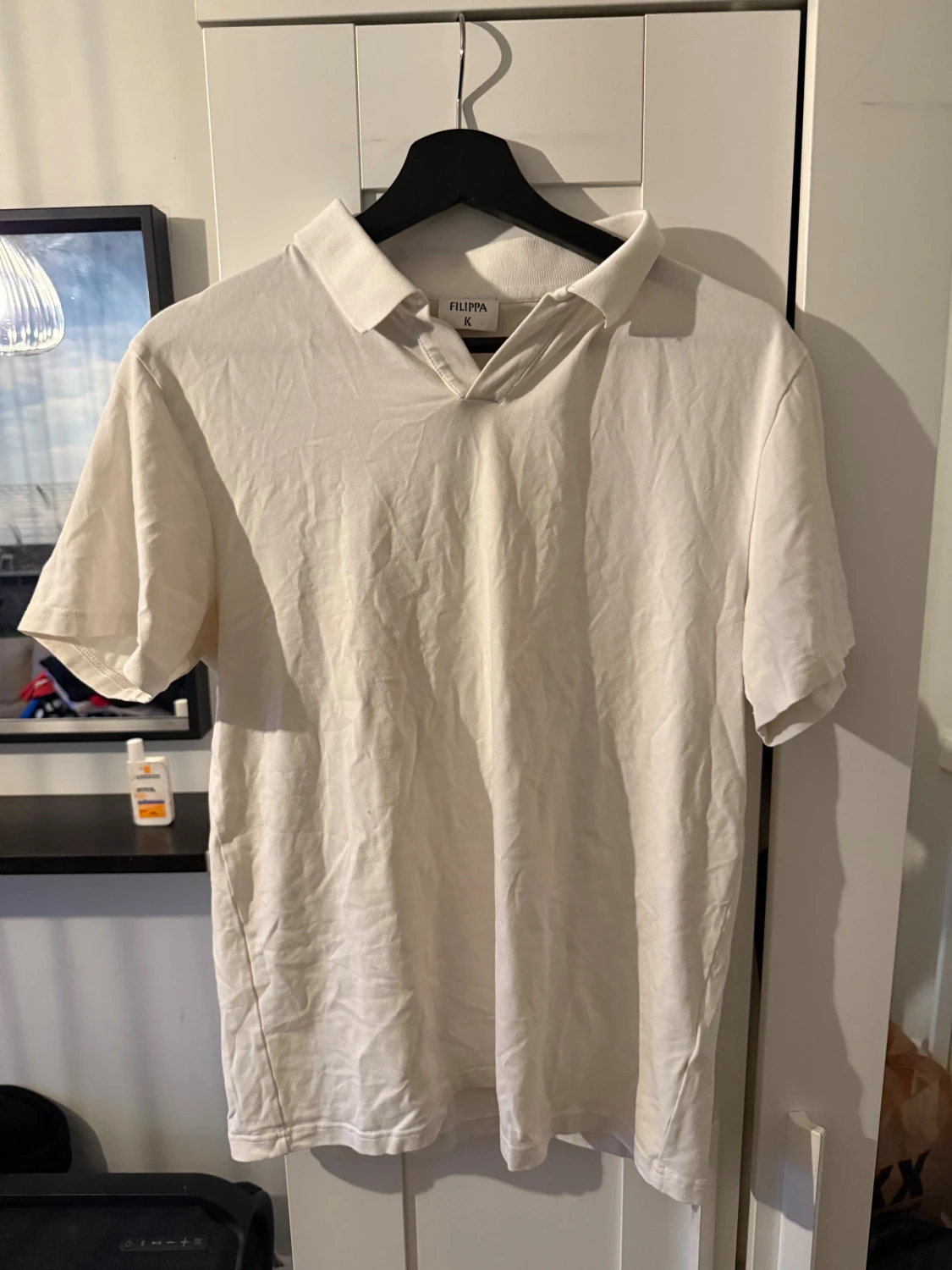 Vit pikétröja från Filippa K