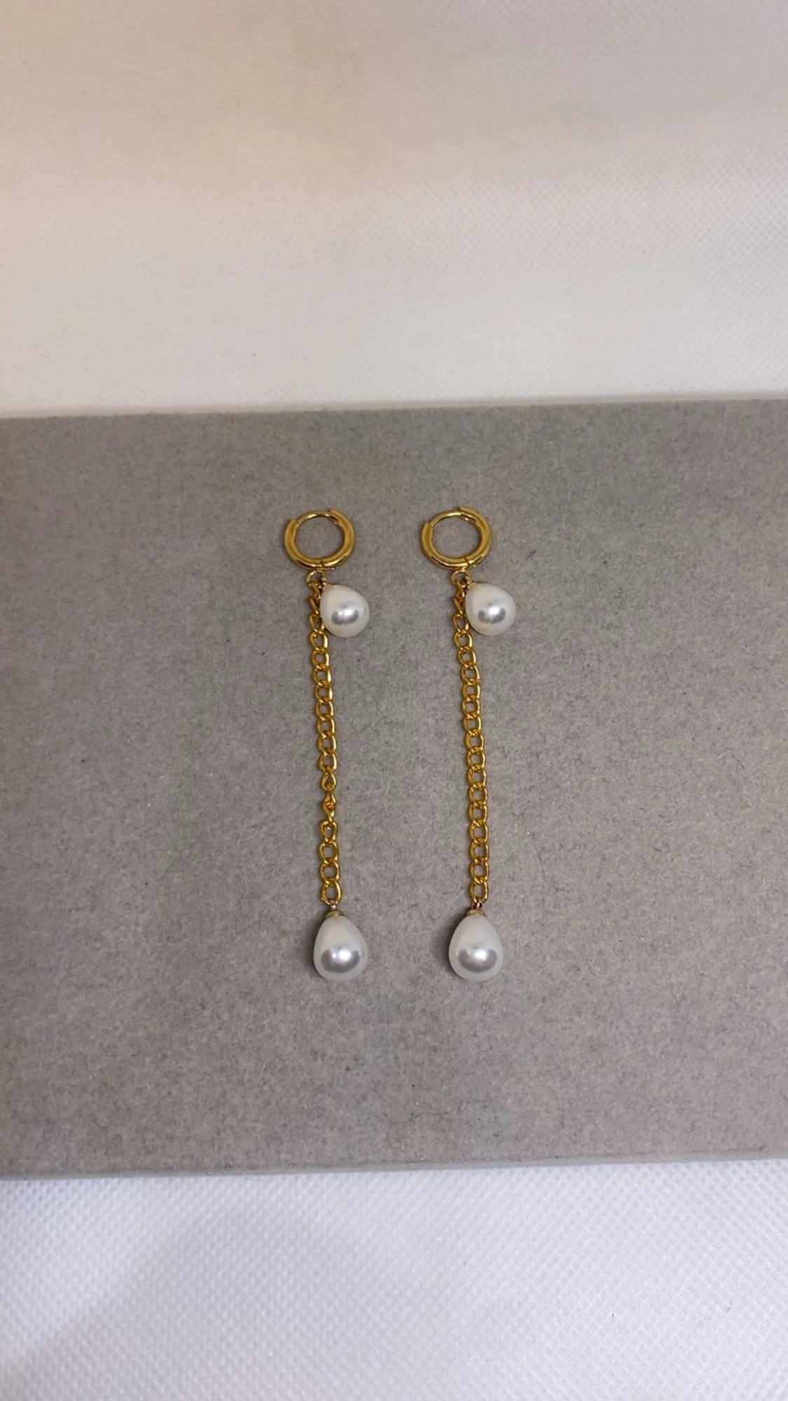 The long pearl earrings🤍✨ - 2