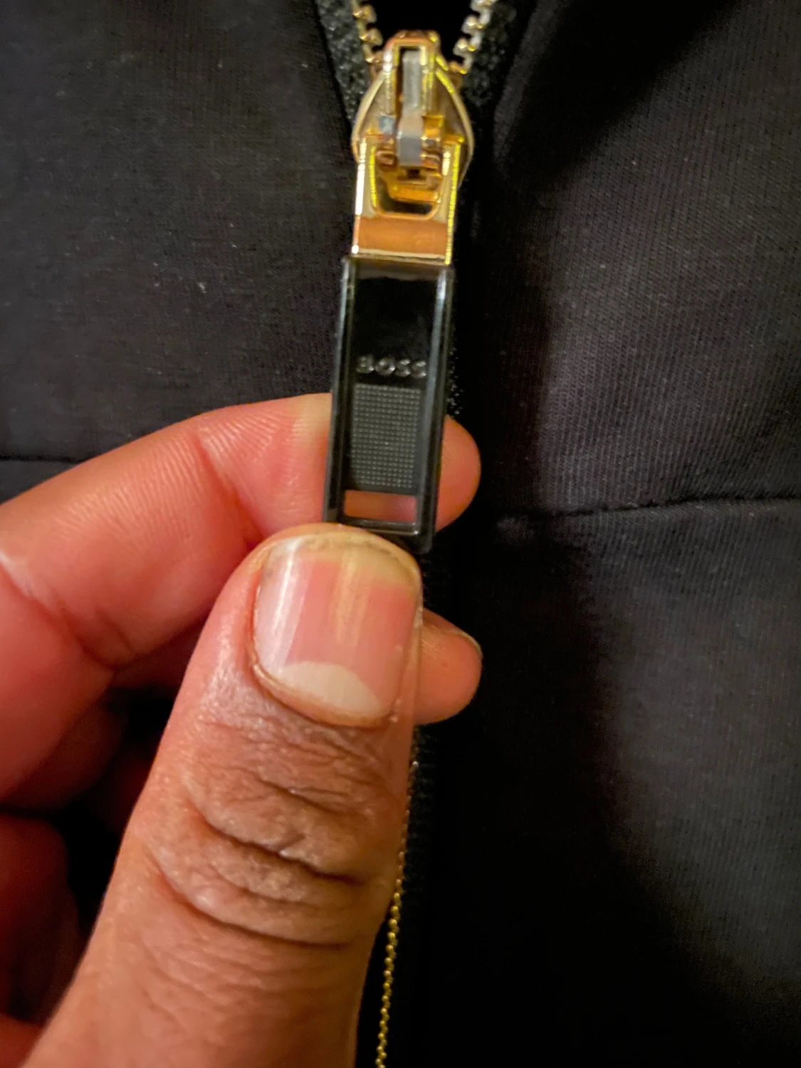 Svart zipjacka från BOSS, storlek M - 4