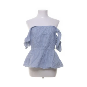 Blåvit rutig blus från hm  - Topp från hm