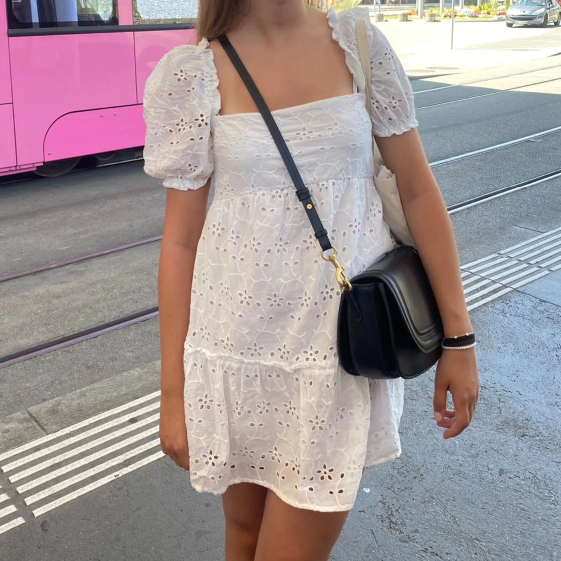 Vit klänning/ studentklänning - 1