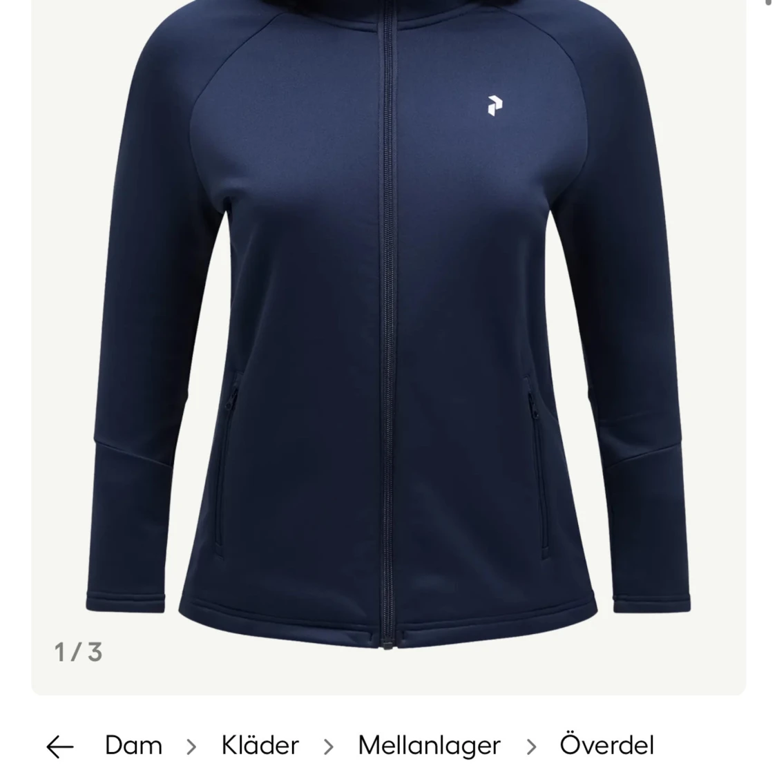 Mörkblå jacka från Peak Performance