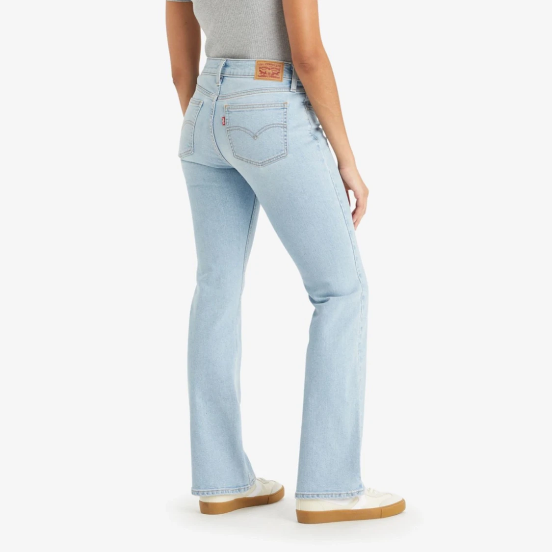 Levi's ljusblå bootcut jeans
