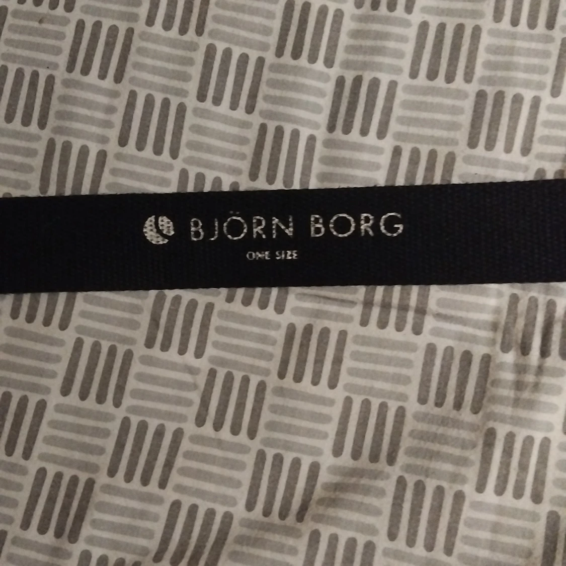 Svart Björn Borg bälte med logga - 2