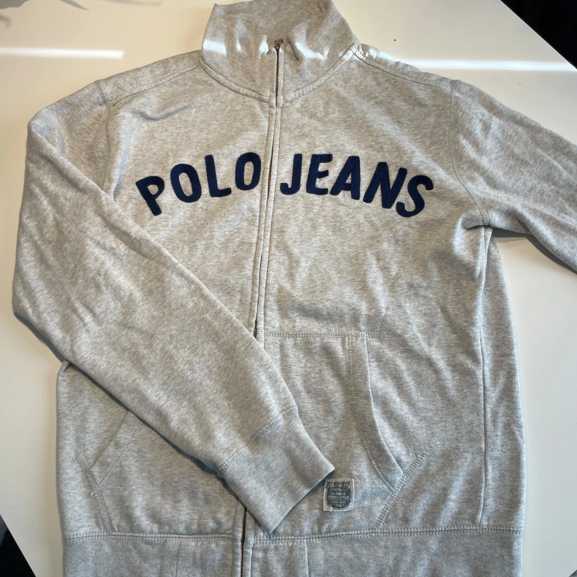 Grå ziptröja Polo Jeans Ralph Lauren