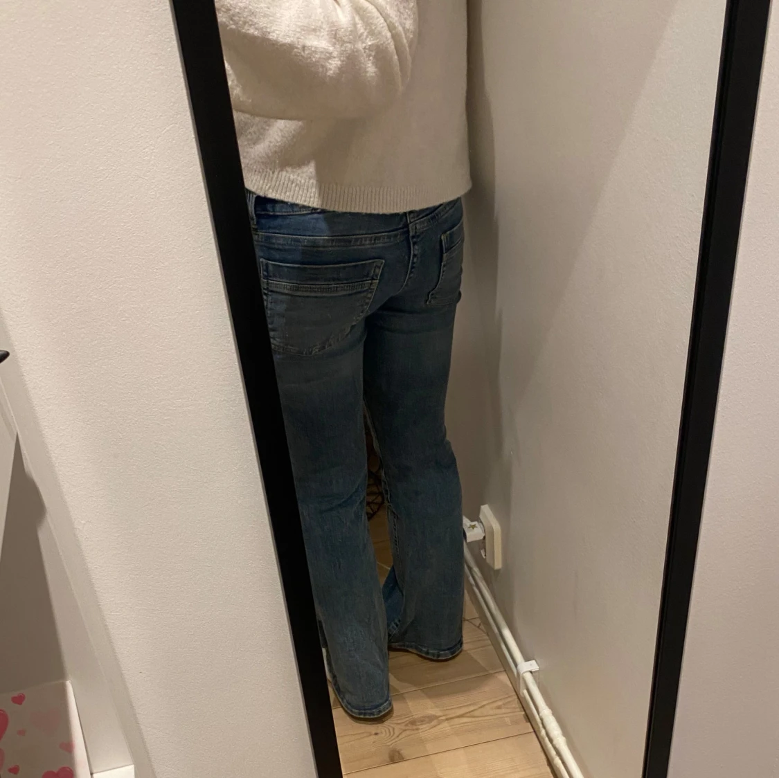 Scandi low waist bootcut jeans - 1