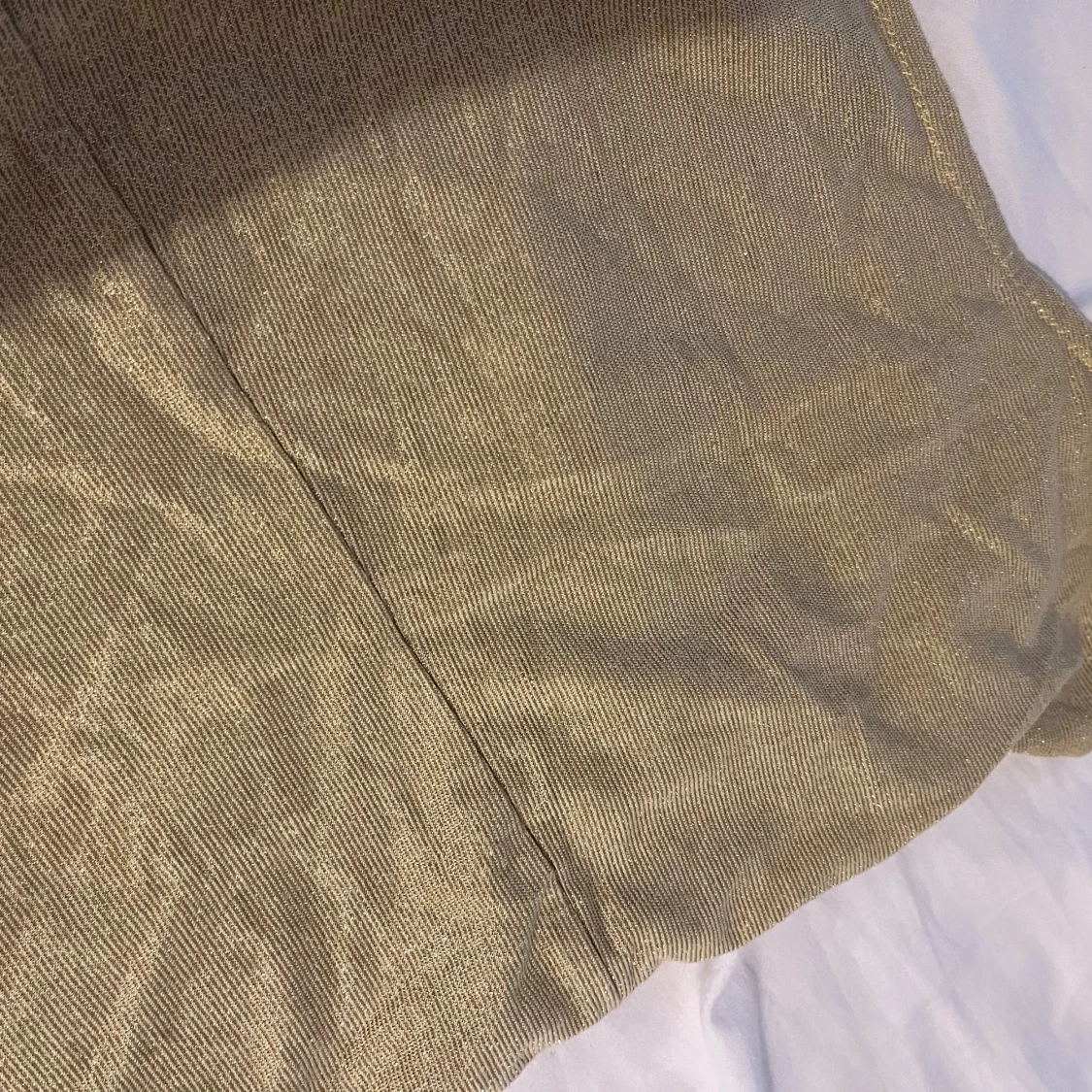 Glittrig guldig linnetopp - 1