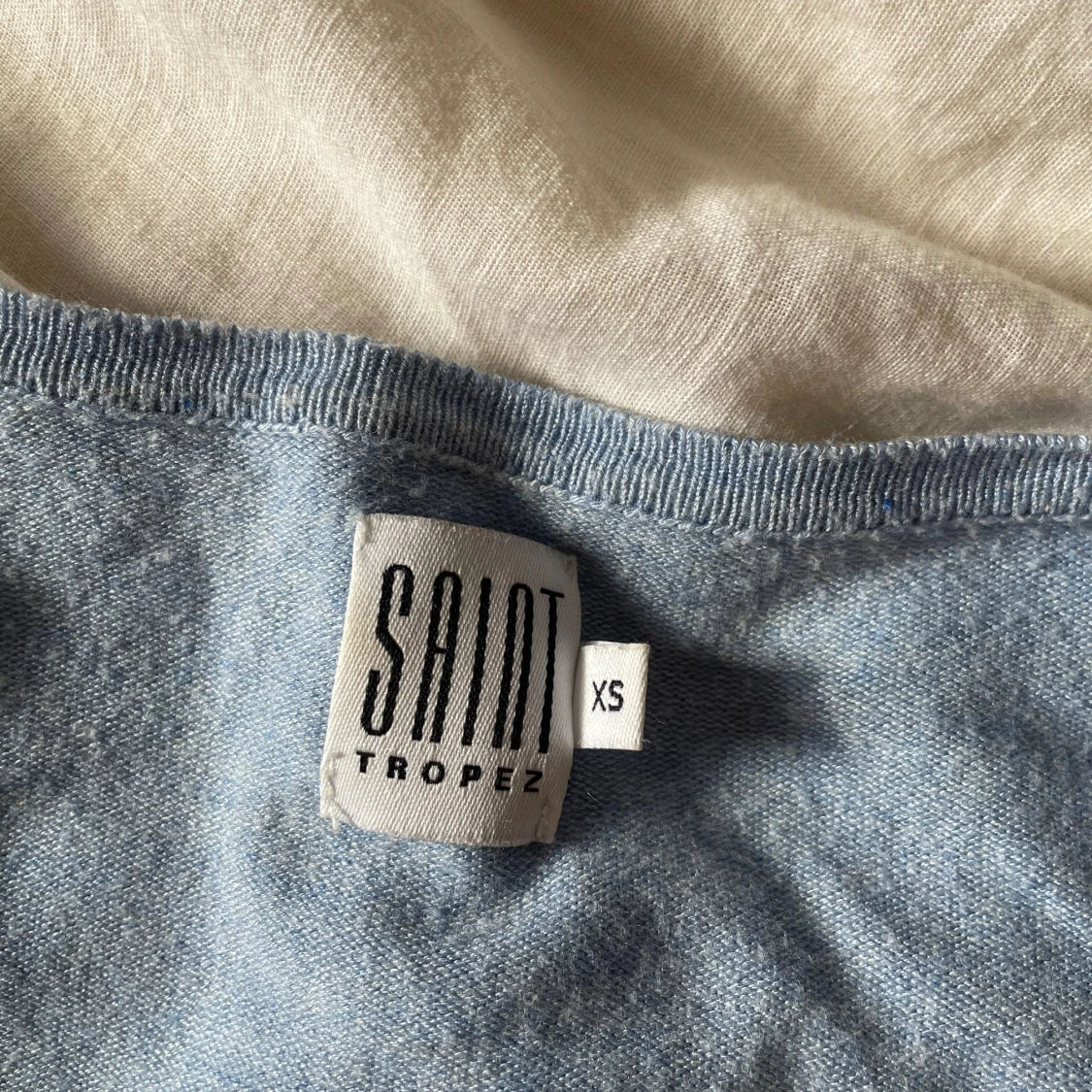 Ljusblå kofta från Saint Tropez XS - 2