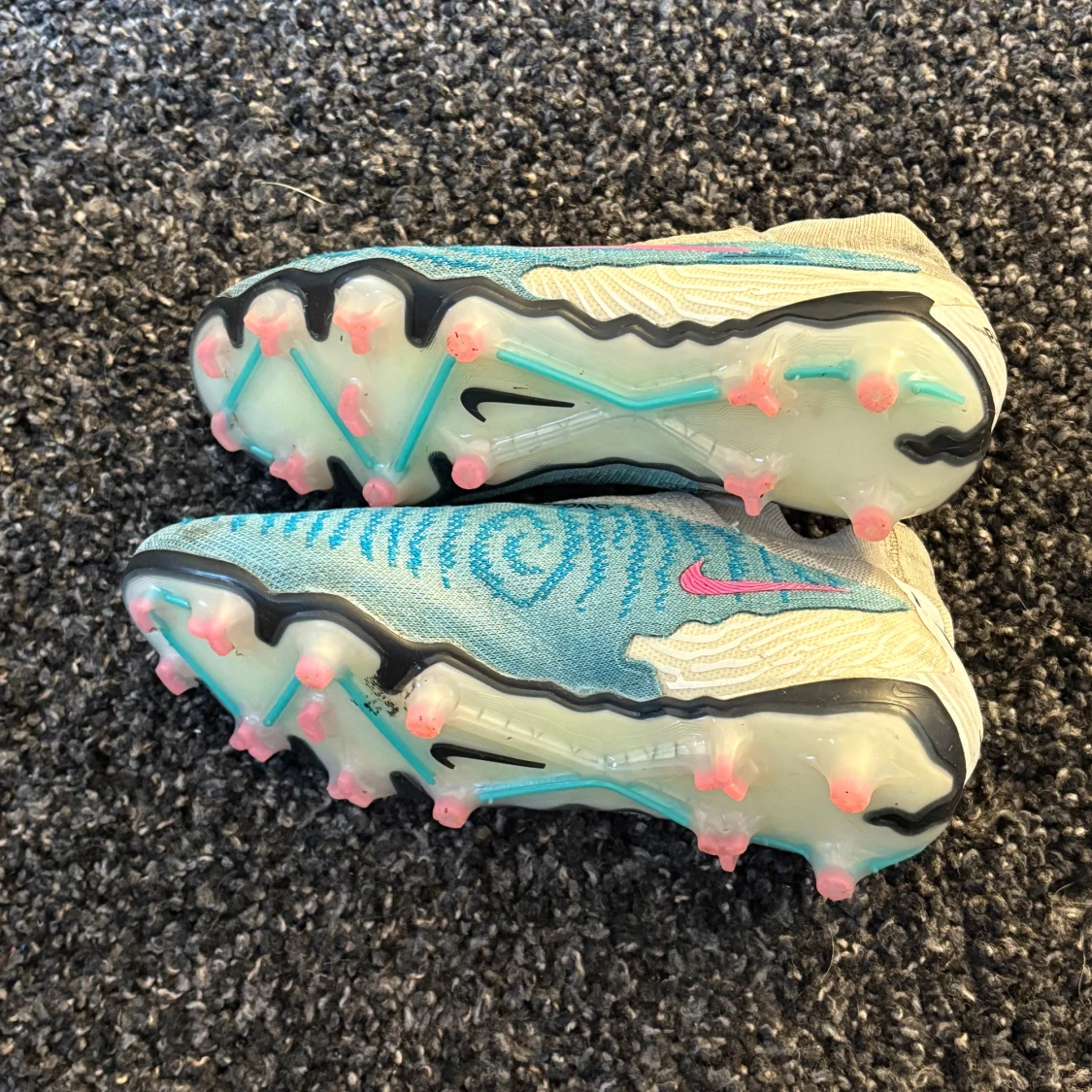 Nike Phantom GX Elite fotbollsskor blå/vit - 1