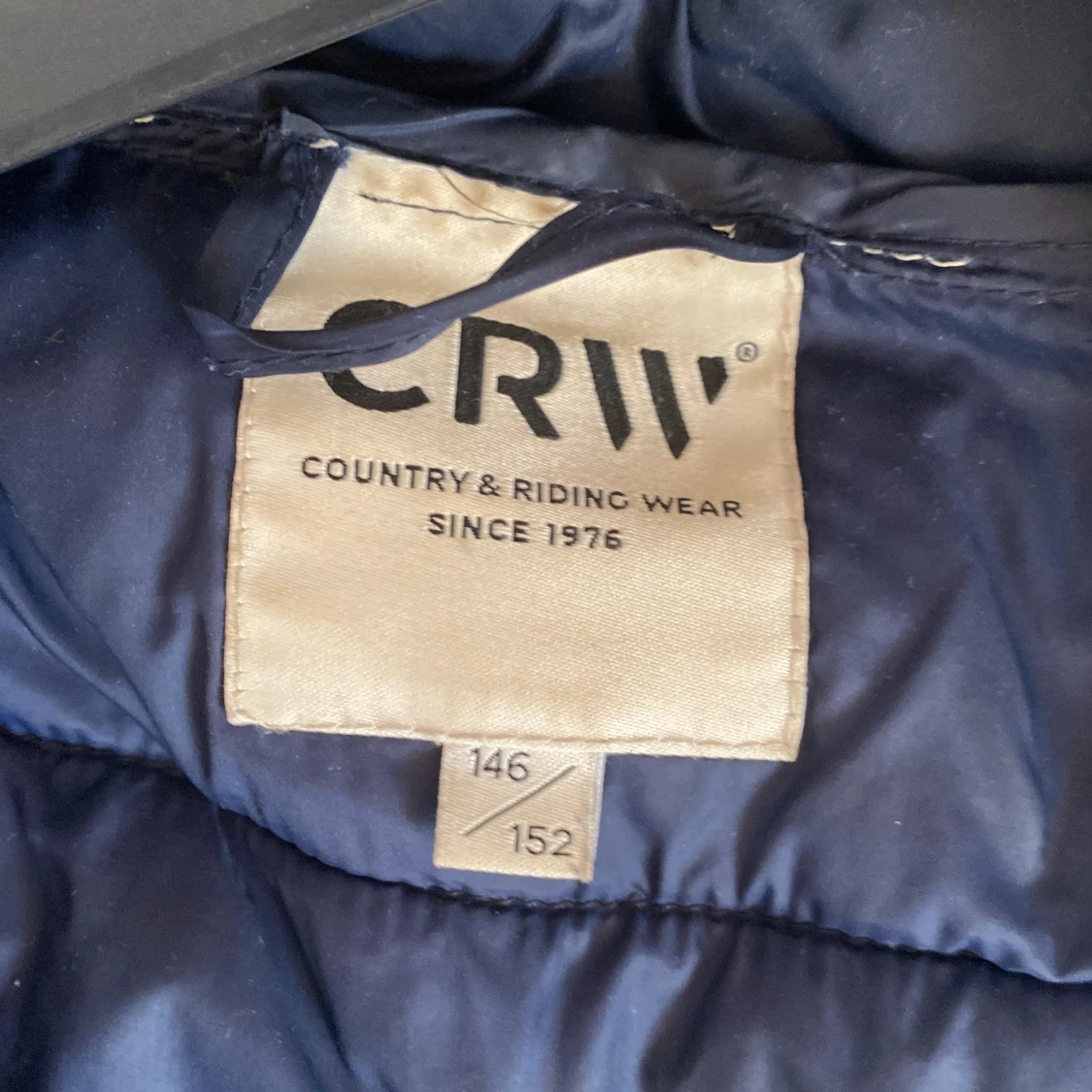 Marinblå pufferjacka från CRW - 1