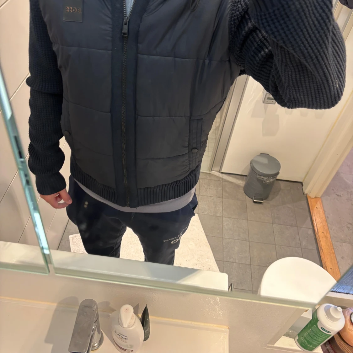 HUGO BOSS Cardigan Jacka | Mörkblå Strl M - 2