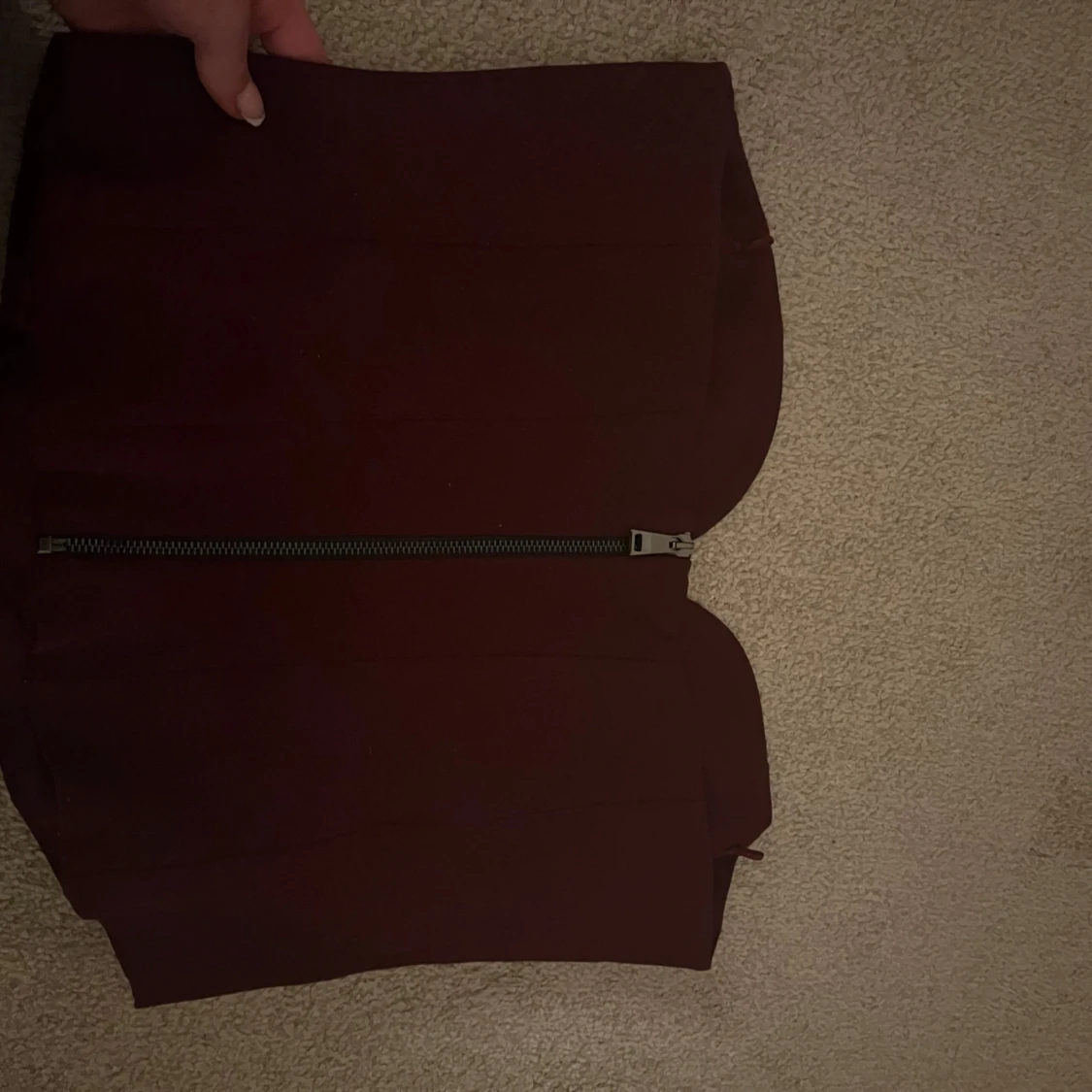 Vinröd korsett ZARA - 3