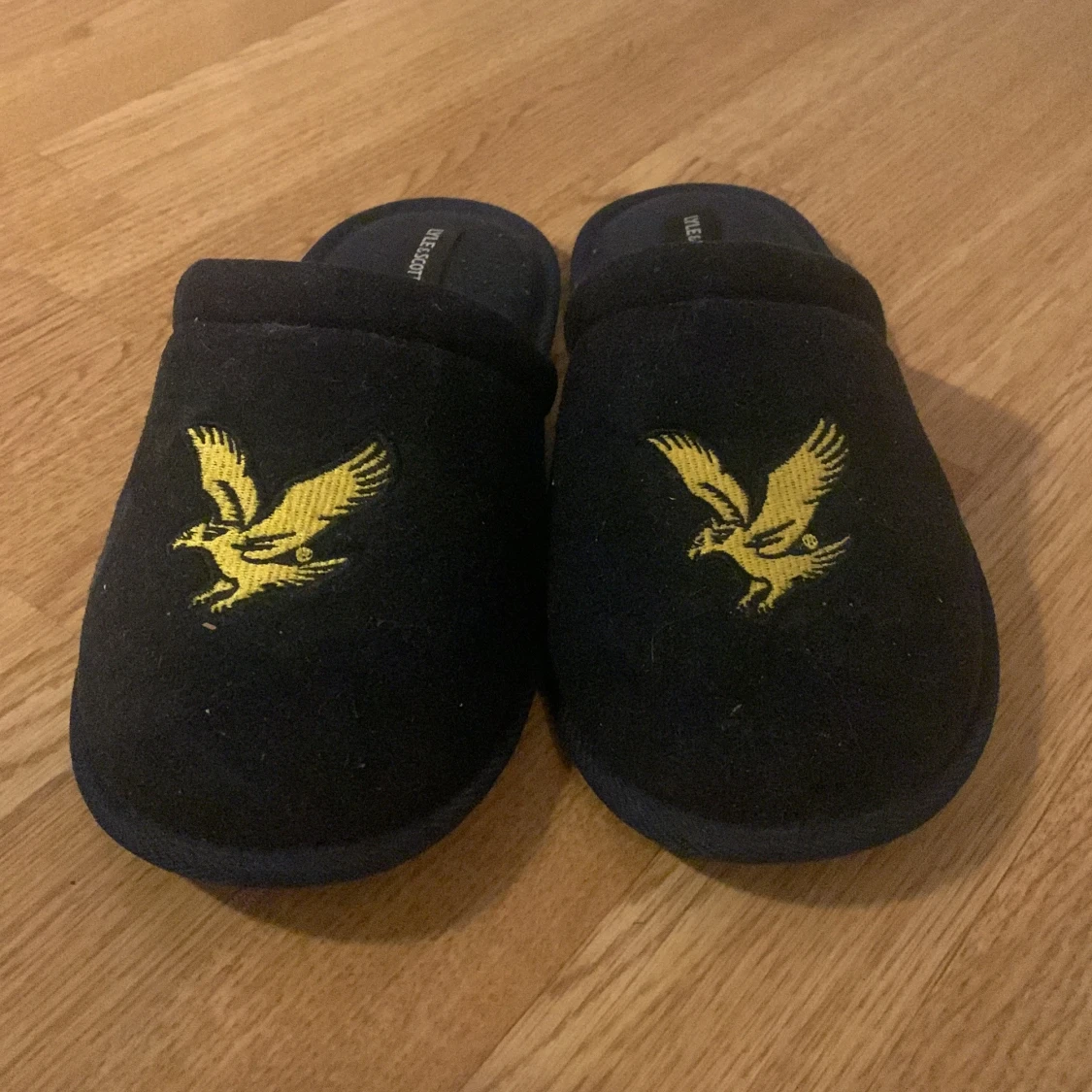 Mörkblå Lyle and Scott tofflor - 1