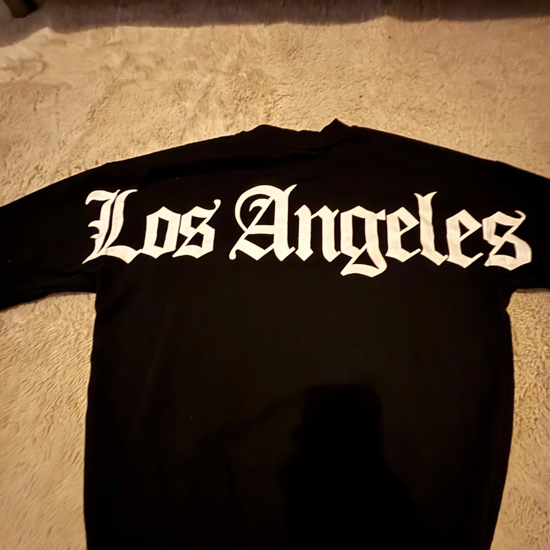 Svart oversized sweatshirt Los Angeles - 1