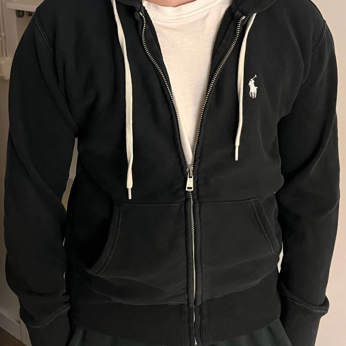 Svart hoodie från Polo Ralph Lauren