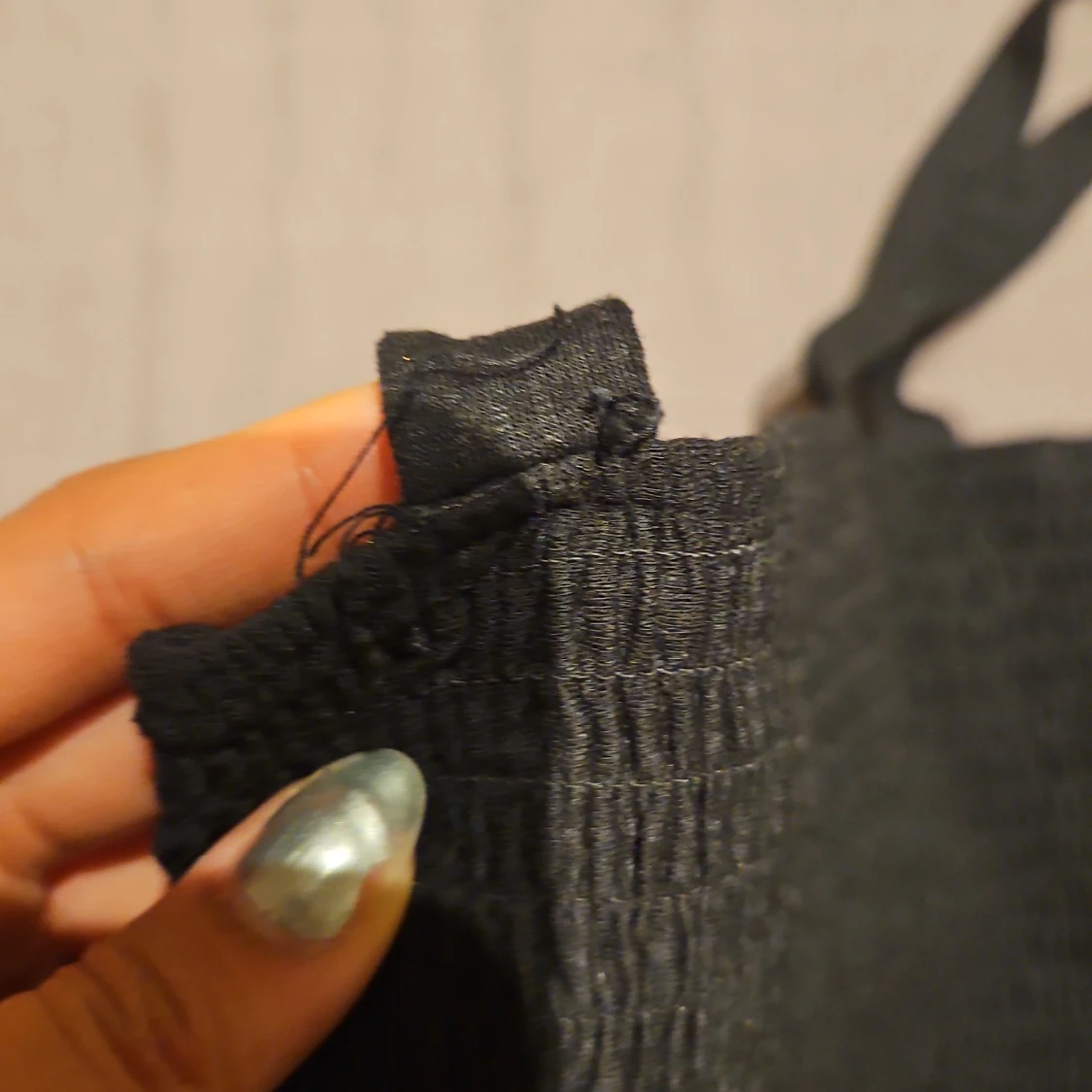 Svart volang linnetopp från H&M - 2