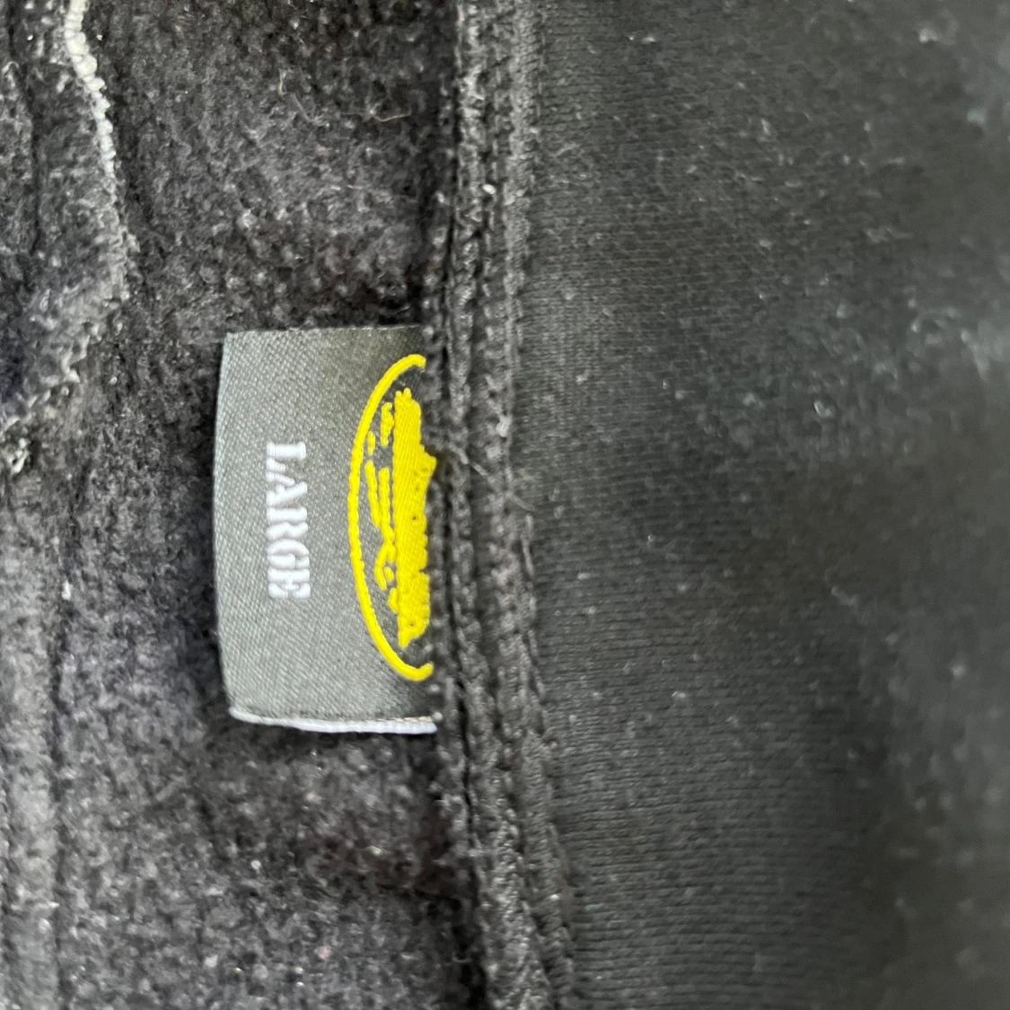 Svart ziptröja Corteiz med vit logga - 3