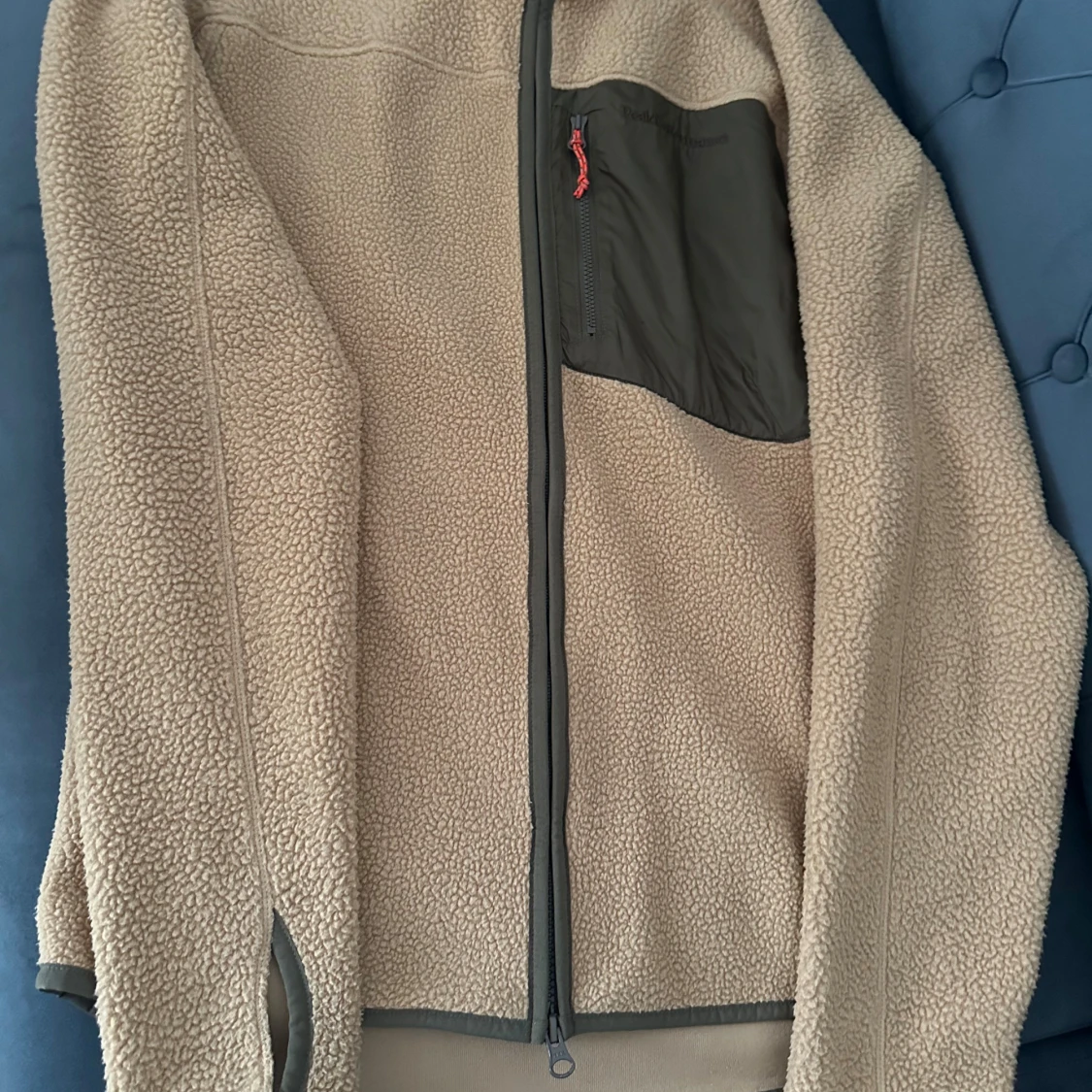 Beige teddyjacka Peak Performance S - 4