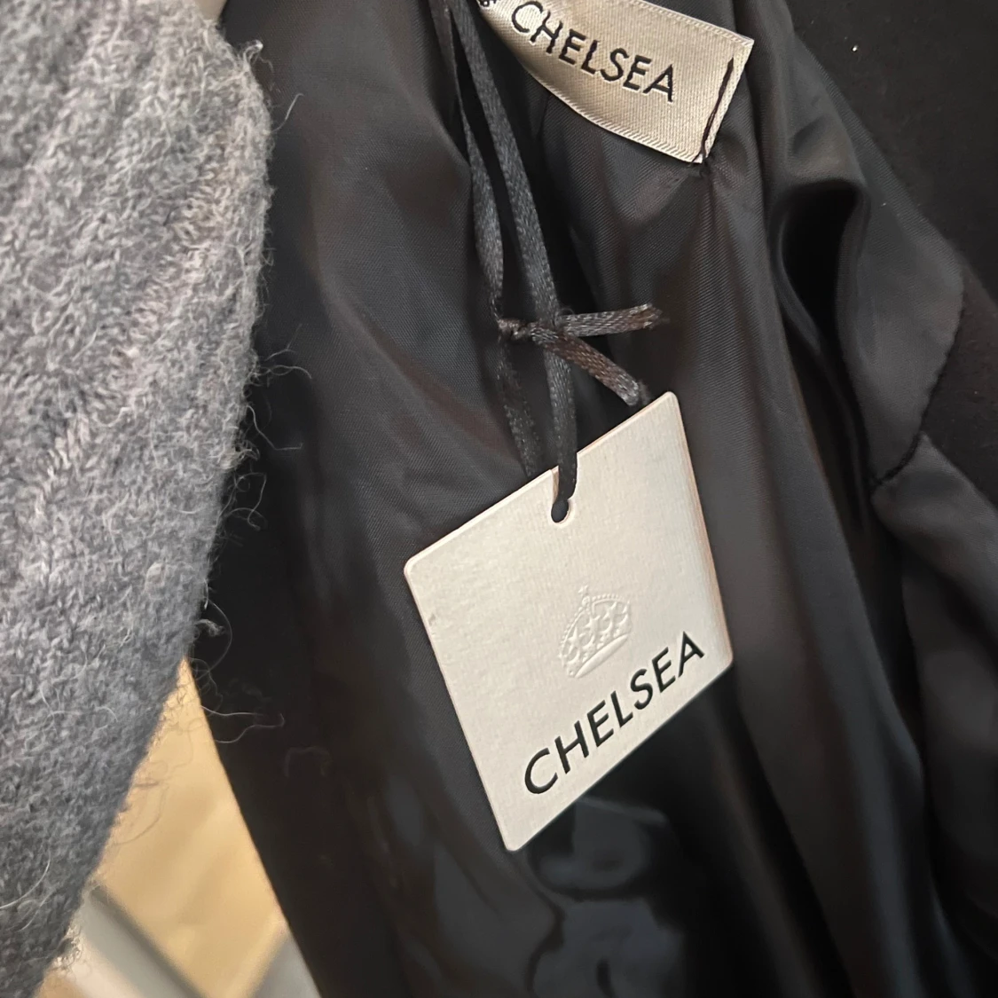 Svart lång kappa - 4