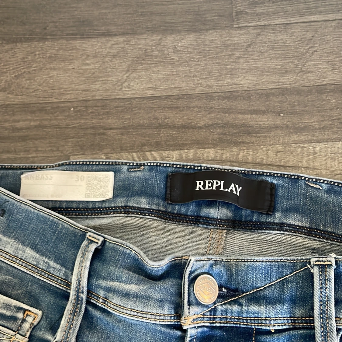 Replay Hyperflex ljusblå jeans - 3