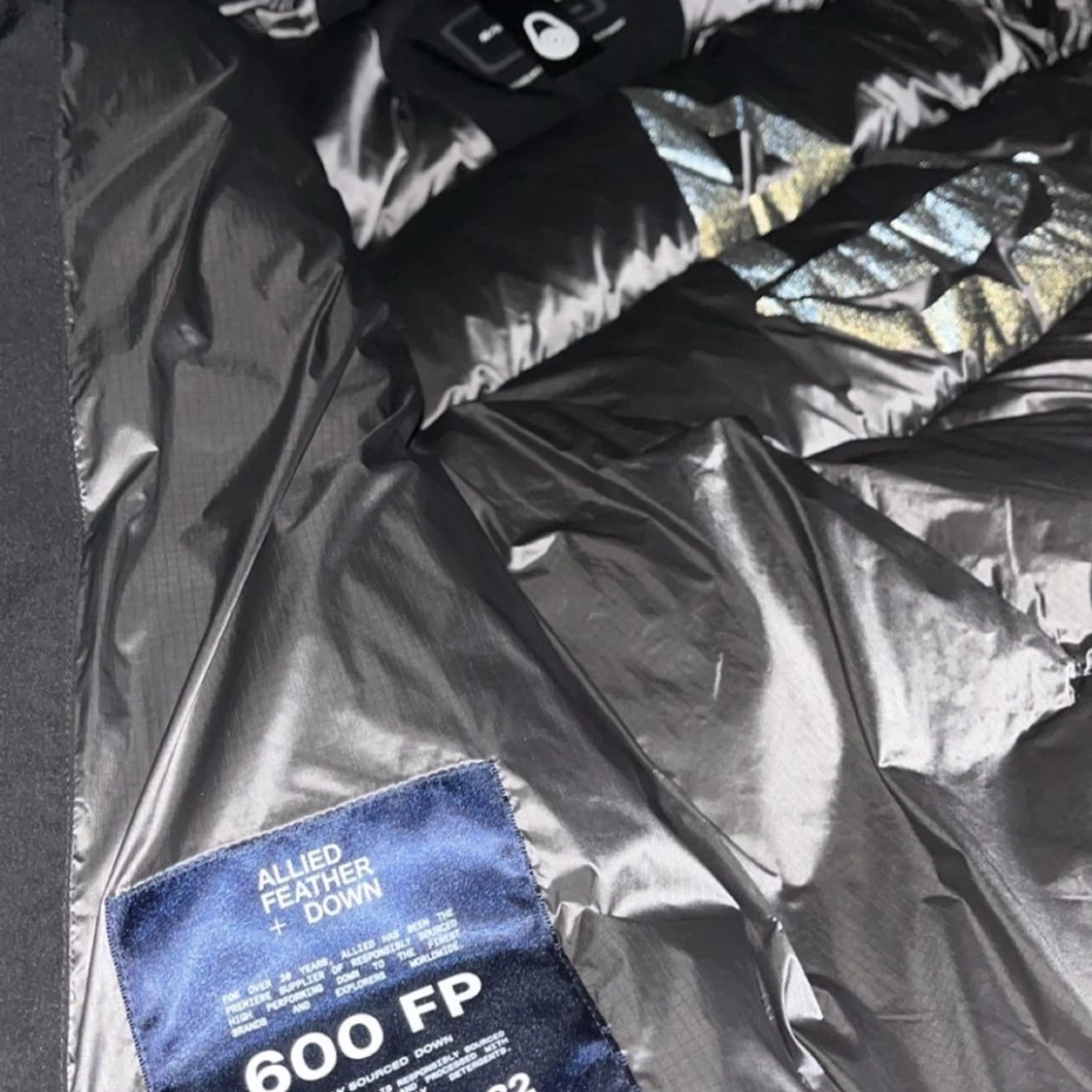 Svart dunjacka Sail Racing med huva - 2