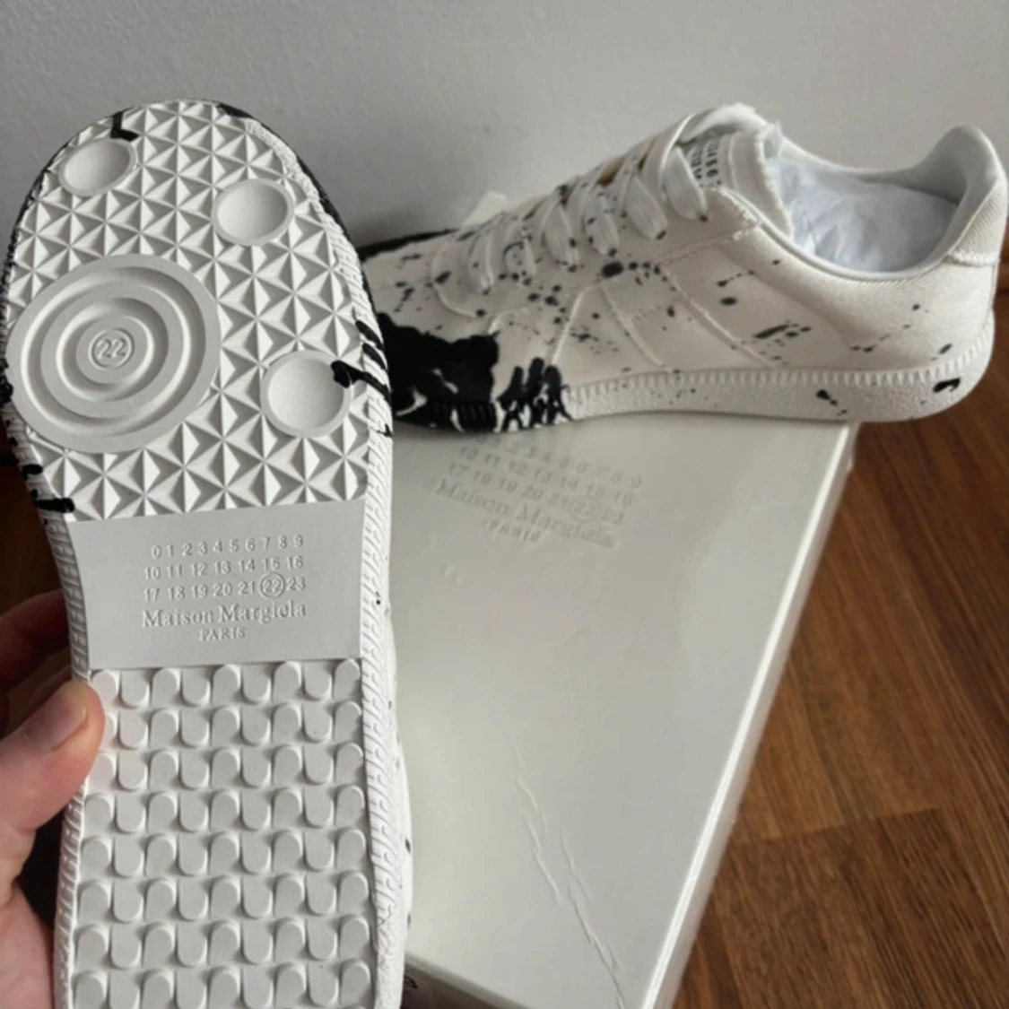 Maison Margiela sneakers svart/vit - 1