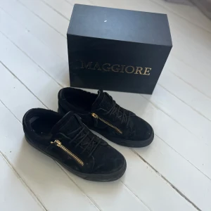 Giuseppe Zanotti Skor - Mycket bra skick, lite heelcrease och lite smutsiga men annars fina. Storlek 41 kan passa 42. Nypris 3000. Självklart äkta. Boxen medförljer inte. Skriv för mer information!