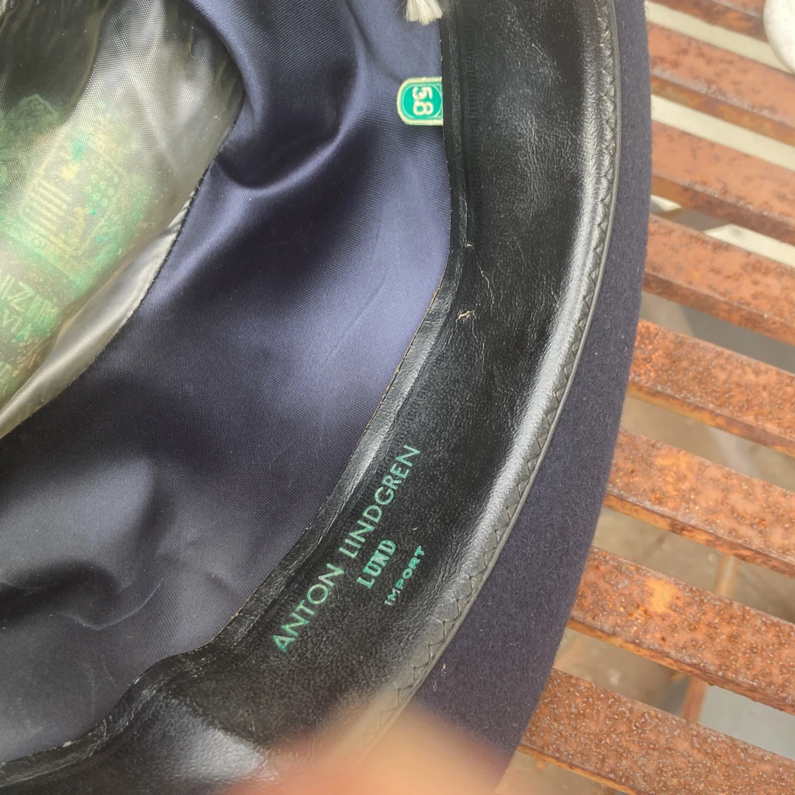 Mörkblå filthatt från Vanzina Pavia - 1