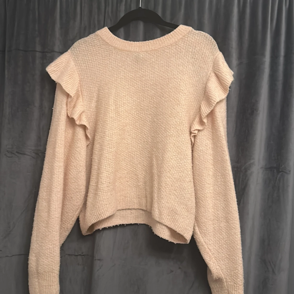 Rosa volang stickad - 2