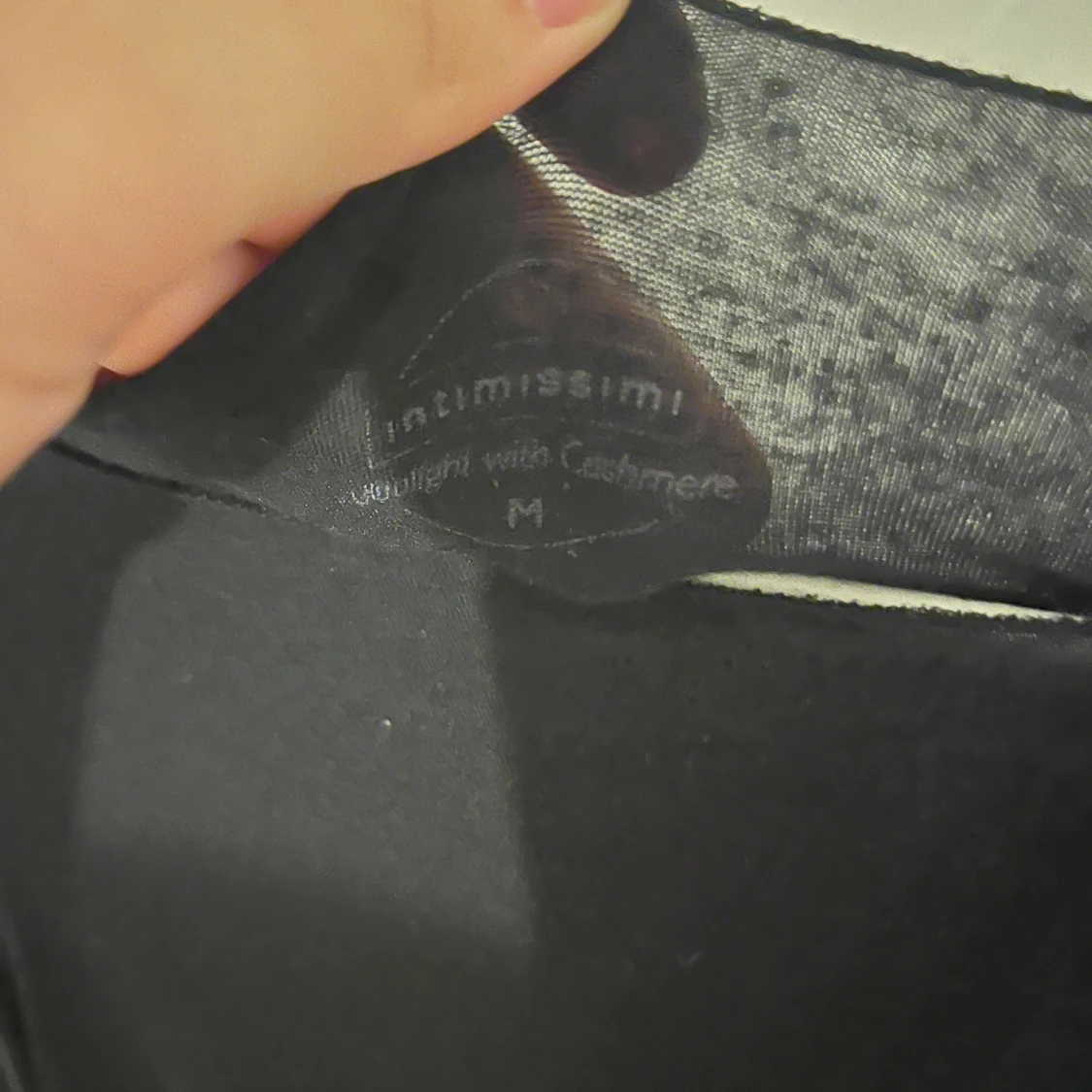 Svart långärmad topp från Intimissimi - 2