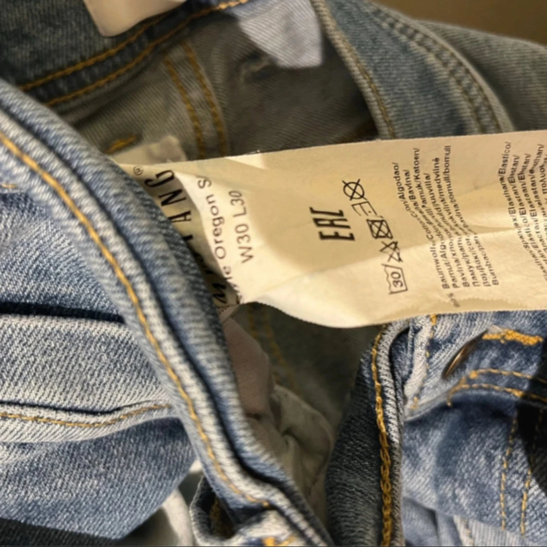 Ljusblå jeans från Mustang - 4