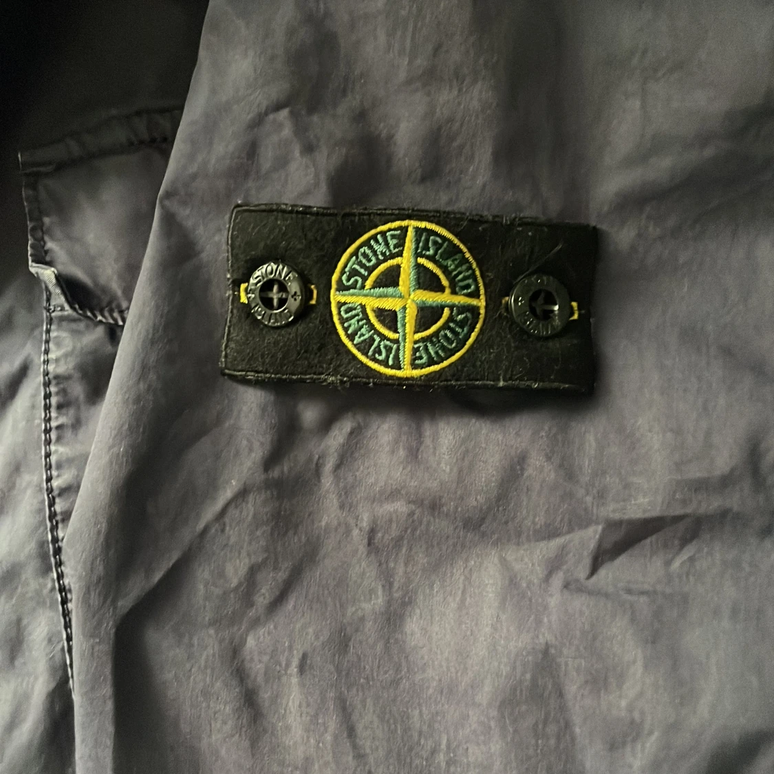 Stone Island vindjacka i mörkblått - 1