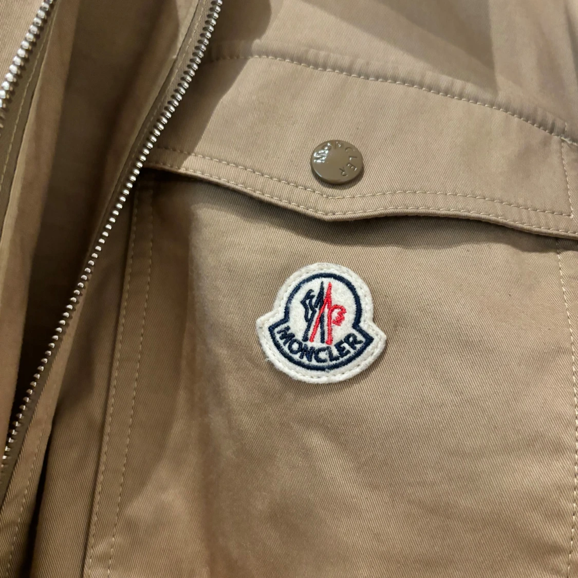 Moncler Beige Zip Jacket - 1
